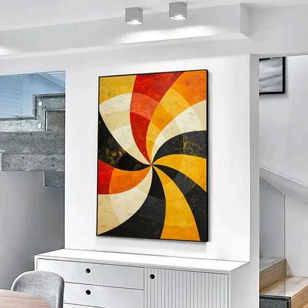 Perspective si linii - Tablou geometric