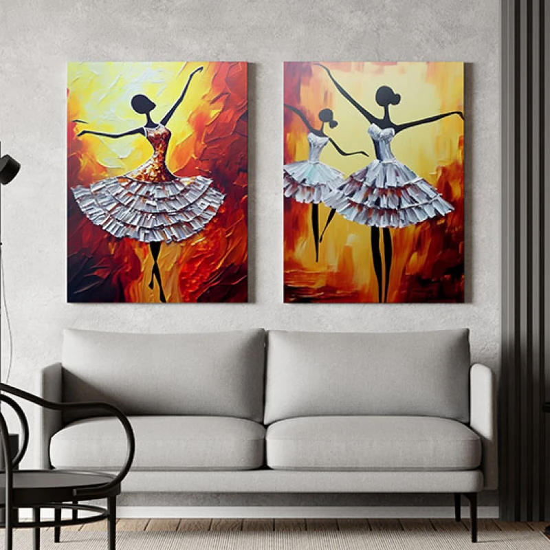 Dansul Focului - Set 2 Tablouri