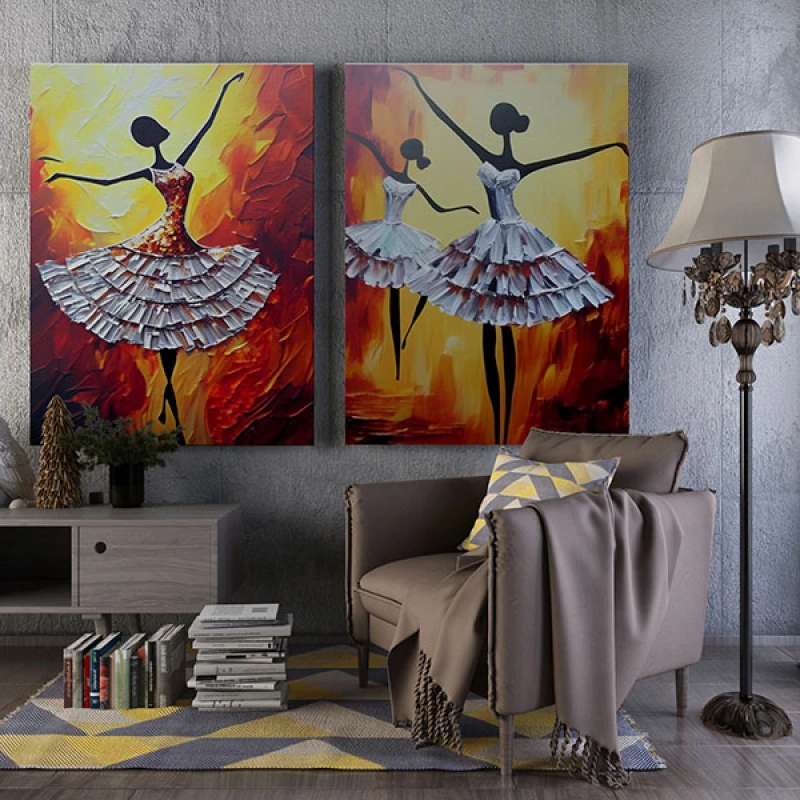 Dansul Focului - Set 2 Tablouri