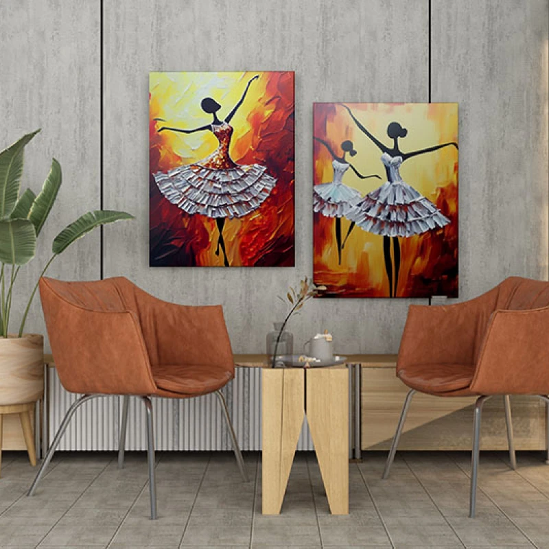 Dansul Focului - Set 2 Tablouri