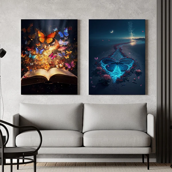 Fluturi de Vis - Set 2 Tablouri