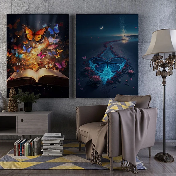 Fluturi de Vis - Set 2 Tablouri
