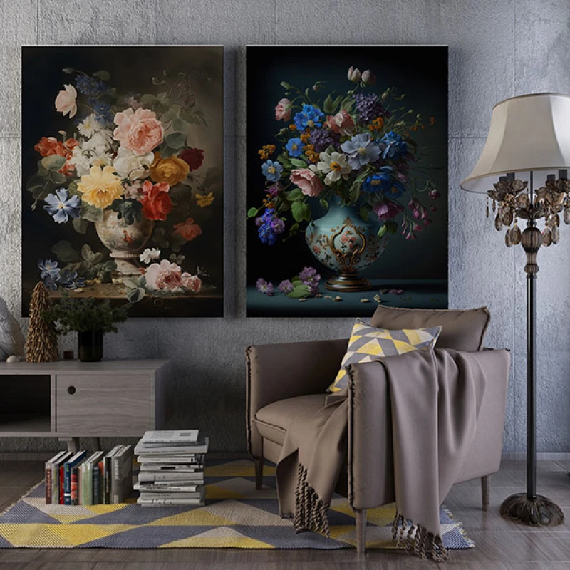 Armonii Florale - Set 2 Tablouri