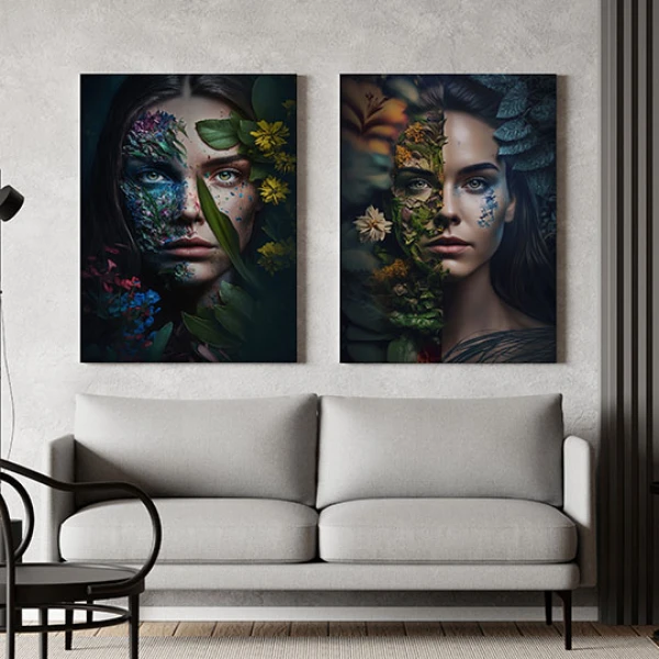 Flori de Primavara - Set 2 Tablouri