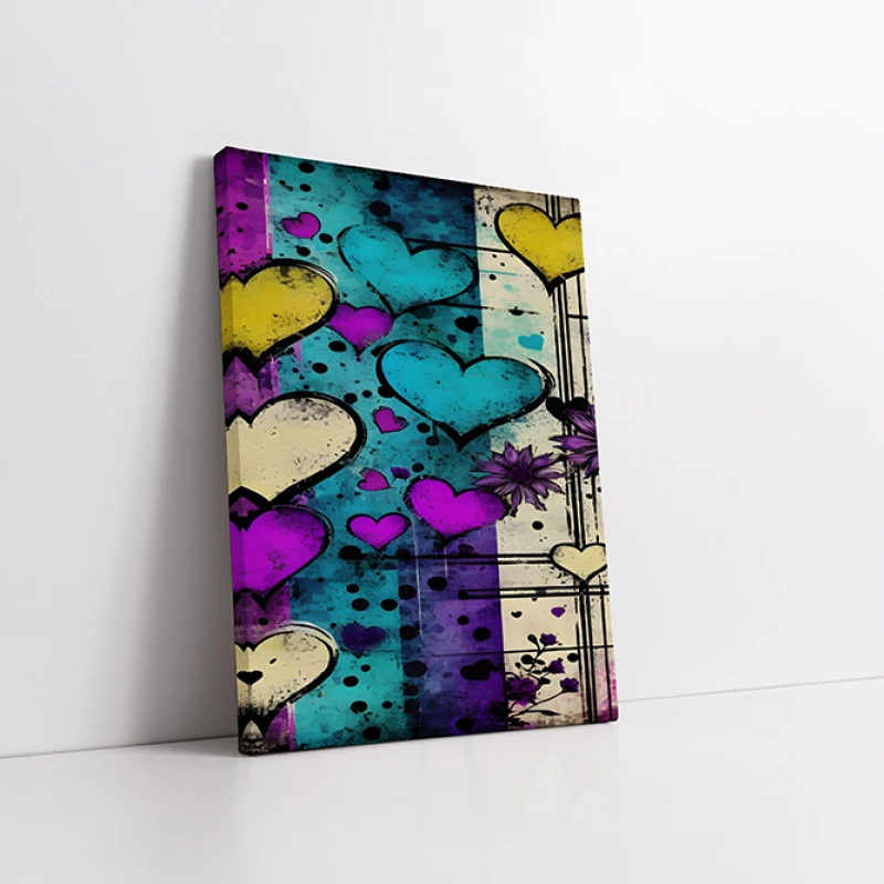 Emoții de Primăvară - Set 2 Tablouri Abstracte