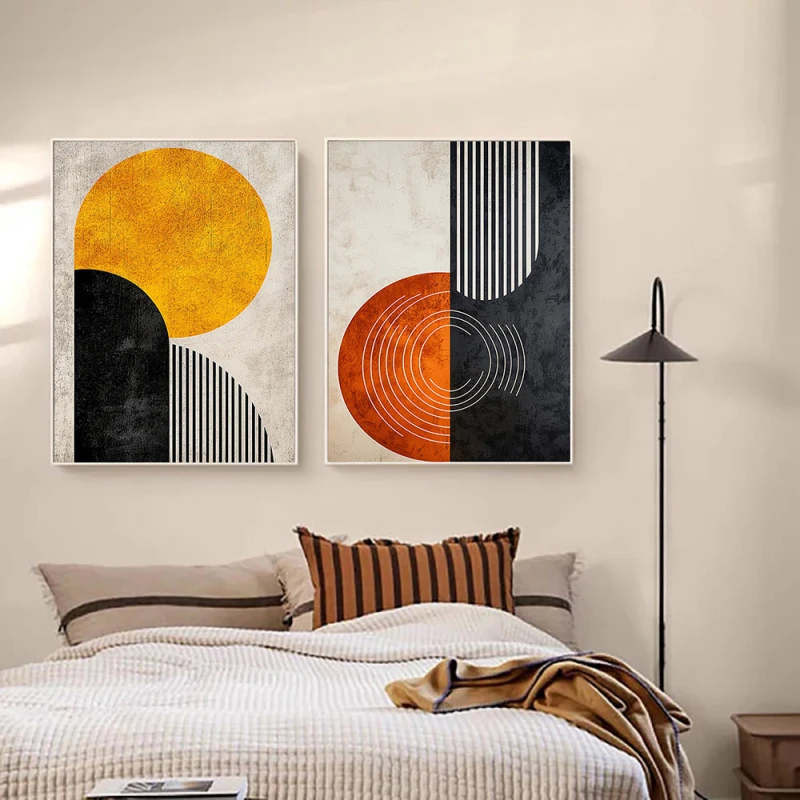 Arta Contrastului - Set 2 Tablouri Abstracte