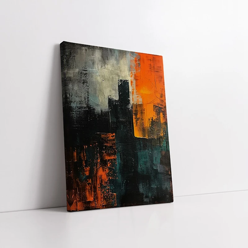 Două Lumi - Set 2 Tablouri Abstracte