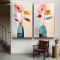 Contur în Ecou - Set 2 Tablouri Flori