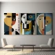 Portretul Fluid al Valorii Umane - Set 3 Tablouri
