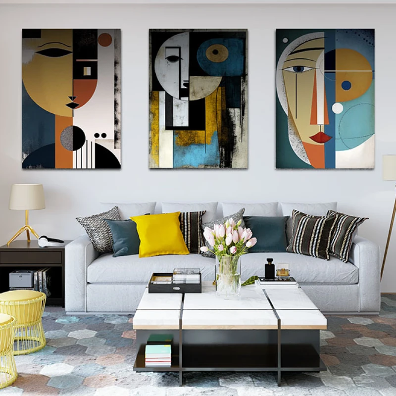 Portretul Fluid al Valorii Umane - Set 3 Tablouri