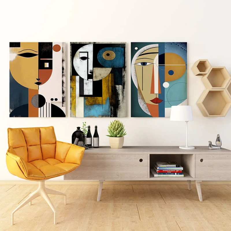 Portretul Fluid al Valorii Umane - Set 3 Tablouri