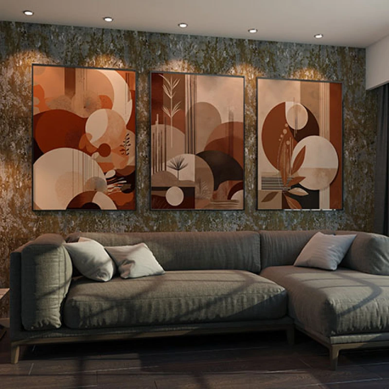 Peisaj de Vis - Set 3 Tablouri