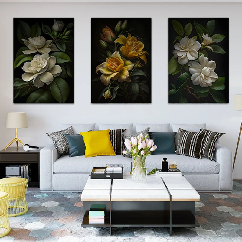 Verde Crud - Set 3 Tablouri Verde Crud - Set 3 Tablouri