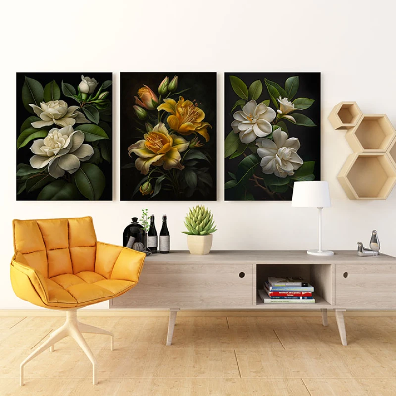 Verde Crud - Set 3 Tablouri Verde Crud - Set 3 Tablouri