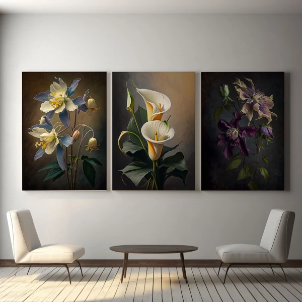 Irisi si Cale - Set 3 Tablouri