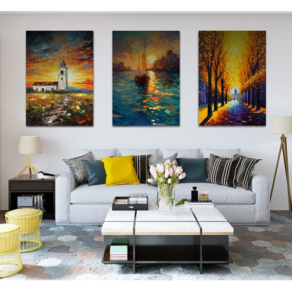 Asfintitul Sufletului Urban - Set 3 Tablouri