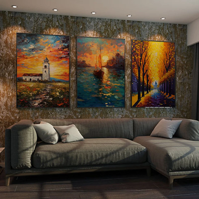 Asfintitul Sufletului Urban - Set 3 Tablouri