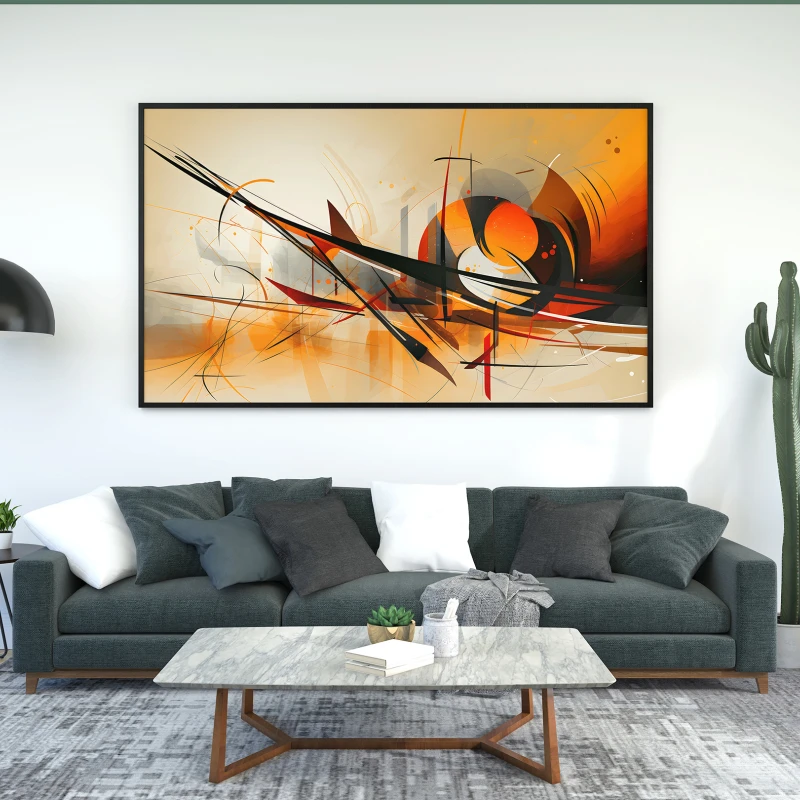 Fascinatia culorii #01 - Tablou abstract