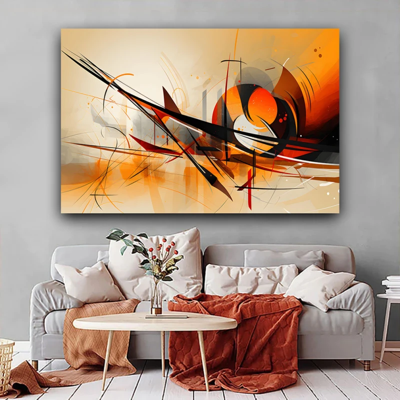 Fascinatia culorii #01 - Tablou abstract