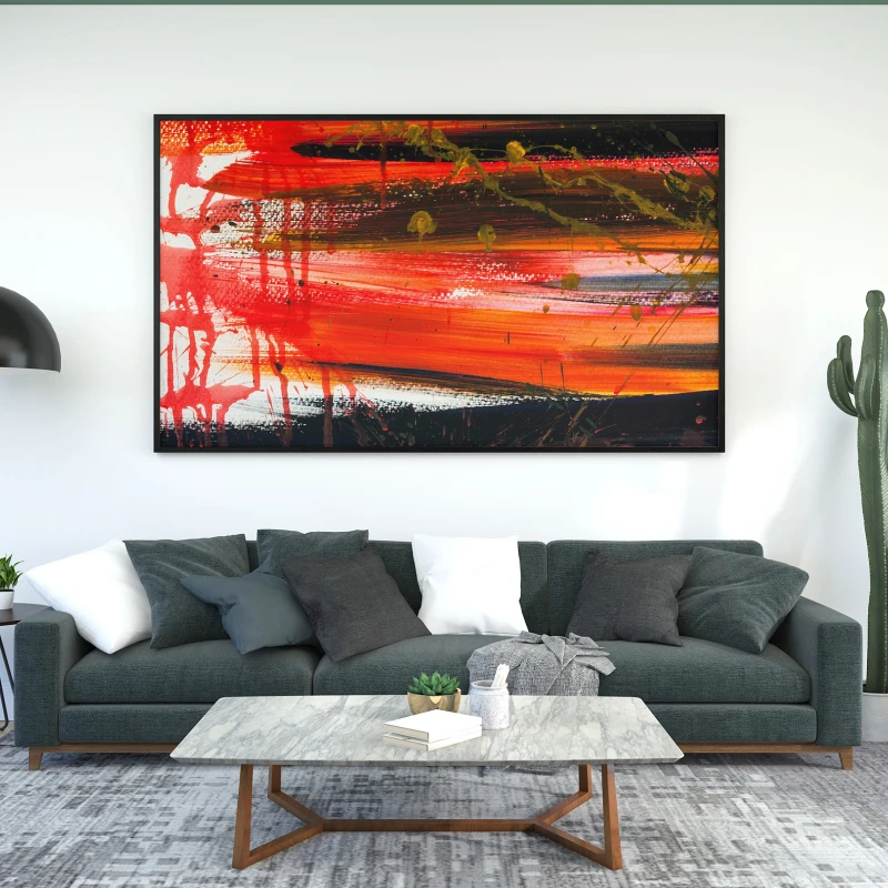 Fascinatia culorii #02 - Tablou abstract