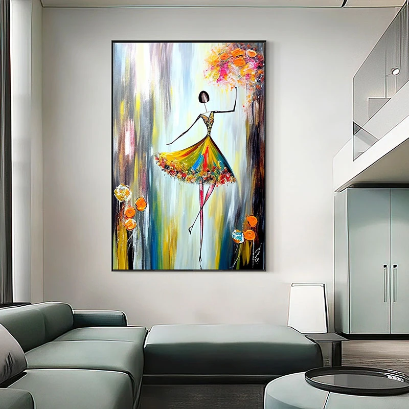 Doamna Florilor - Tablou Abstract