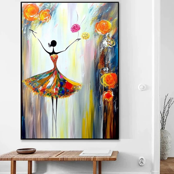 Dansul Cromatic - Tablou Abstract