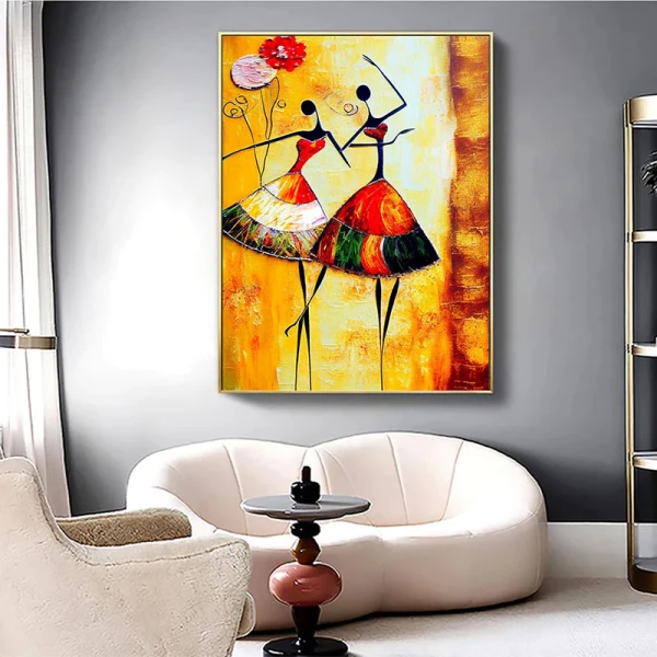 Pasiune Solara - Tablou Abstract