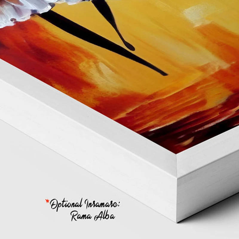 Balerine in Alb - Tablou Abstract Balerine in Alb - Tablou Abstract