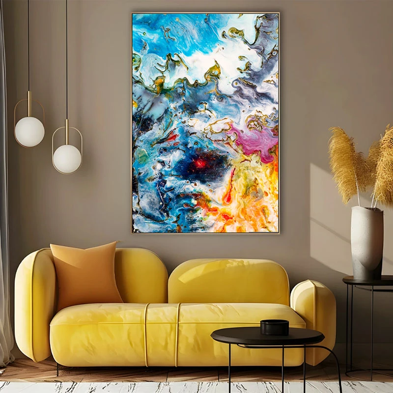 Albastrul Valurilor - Tablou Abstract