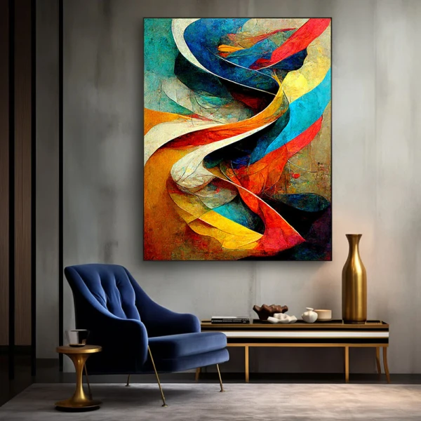 Vortex Cromatic - Tablou Abstract