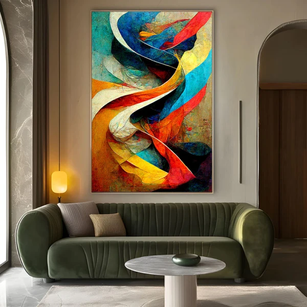 Vortex Cromatic - Tablou Abstract