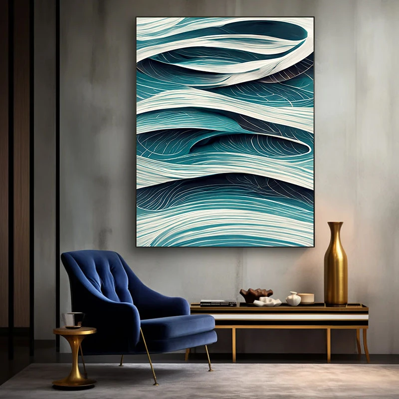 Abstractul Fluid al Timpului - Tablou Abstract