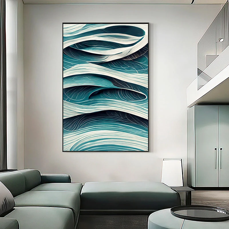 Abstractul Fluid al Timpului - Tablou Abstract