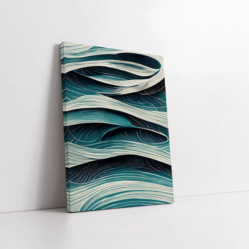 Abstractul Fluid al Timpului - Tablou Abstract