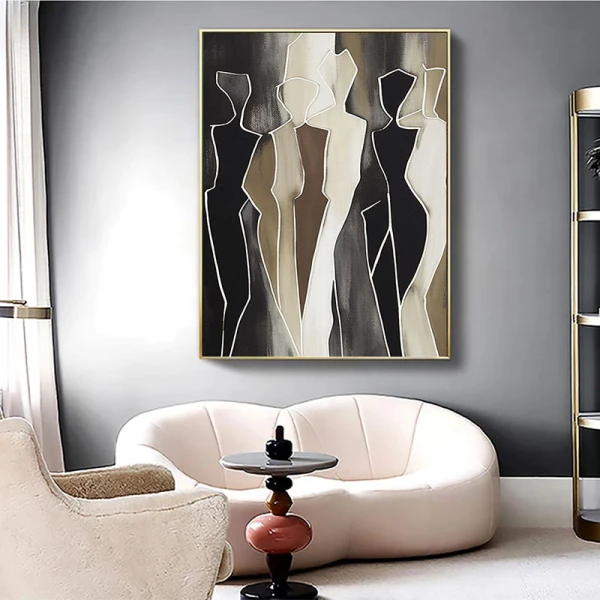 Dialogul Contrastelor - Tablou Abstract