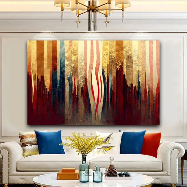 Culorile Gandurilor - Tablou Abstract