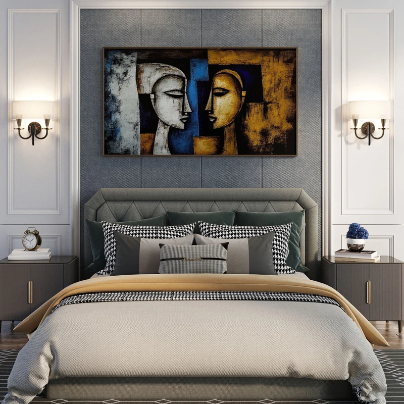 Soarele si Luna - Tablou Abstract