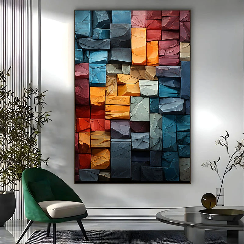 Joc de Culoare - Tablou Abstract