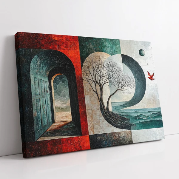 Tablou Abstract Umbra unui Copac – Canvas Premium Modern pentru Living și Birou Tablou Abstract Umbra unui Copac – Canvas Premium Modern pentru Living și Birou