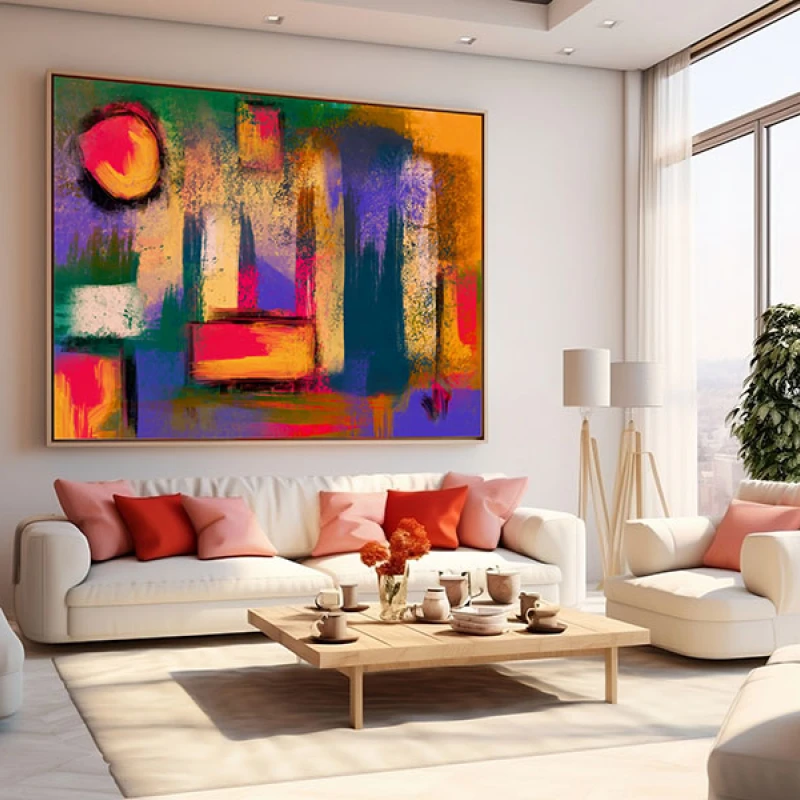 Liniștea Serii - Tablou Abstract