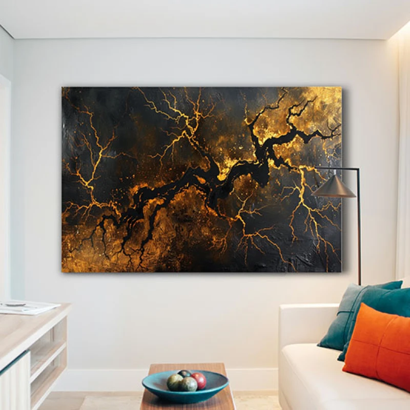 Adâncuri de Furtună - Tablou Abstract