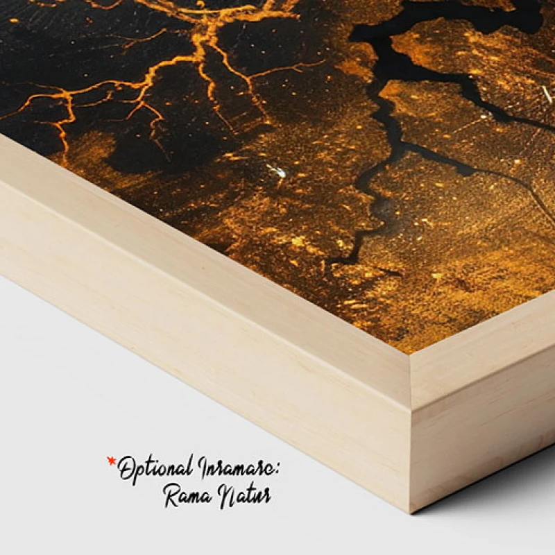 Adâncuri de Furtună - Tablou Abstract