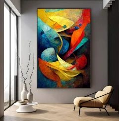 Tablouri abstracte pentru interioare deosebite