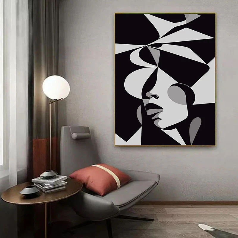Muză Tăcută - Tablou Abstract