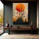 Tablou Abstract Amprenta Amintirii – O Metaforă Cromatică și Eleganta pentru Living Modern Tablou Abstract Amprenta Amintirii – O Metaforă Cromatică și Eleganta pentru Living Modern