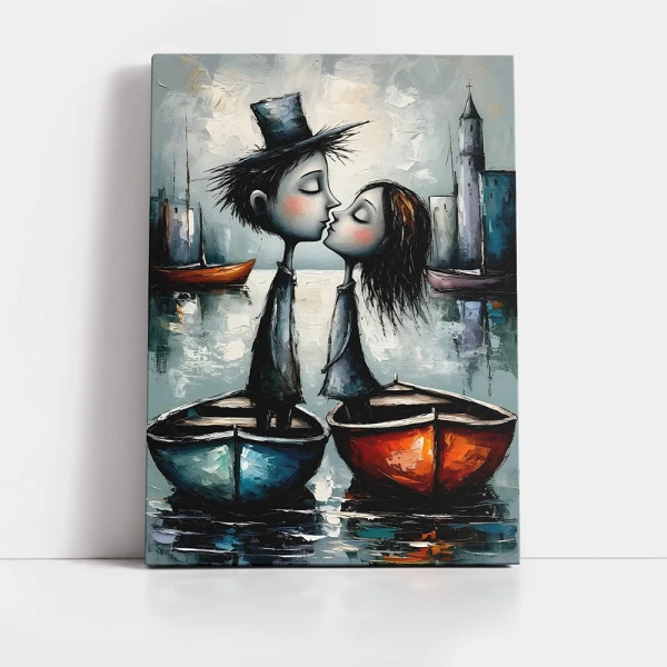 Tablou Canvas Abstract Navigând Spre Tine – Decor Artistic pentru Living și Dormitor