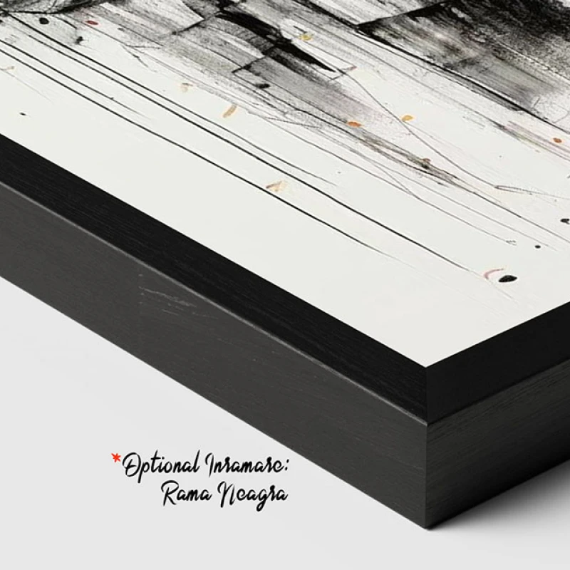 Pași Tăcuți - Tablou Abstract