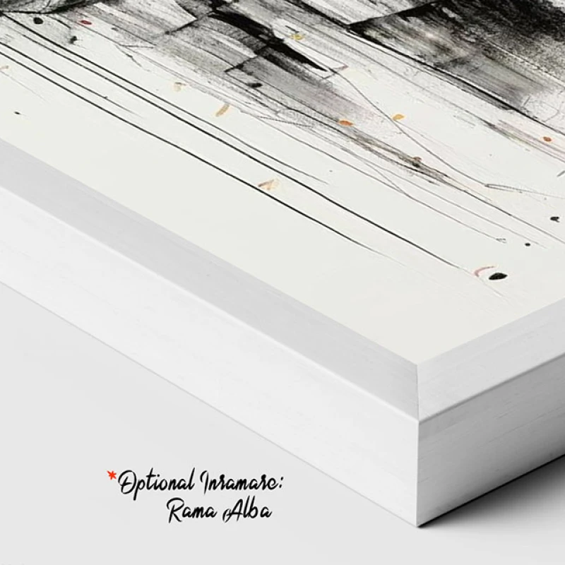 Pași Tăcuți - Tablou Abstract