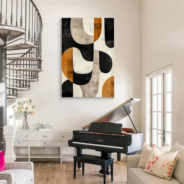 Curbe ale Destinului - Tablou Abstract