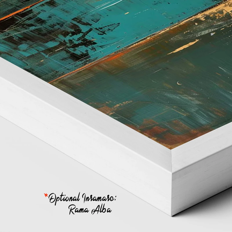 Tablou canvas abstract zen – Ape Liniștite, decor relaxant pentru living modern